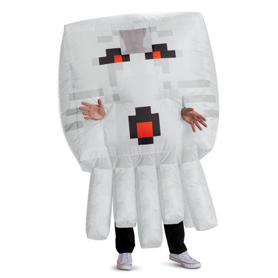 ハロウィン コスプレ 仮装 メンズ マインクラフト マイクラ Minecraft Ghast ガスト インフレータブル 空気で膨らむ ファン付き 電池式 大人用 着ぐるみ 198249 |  | 02