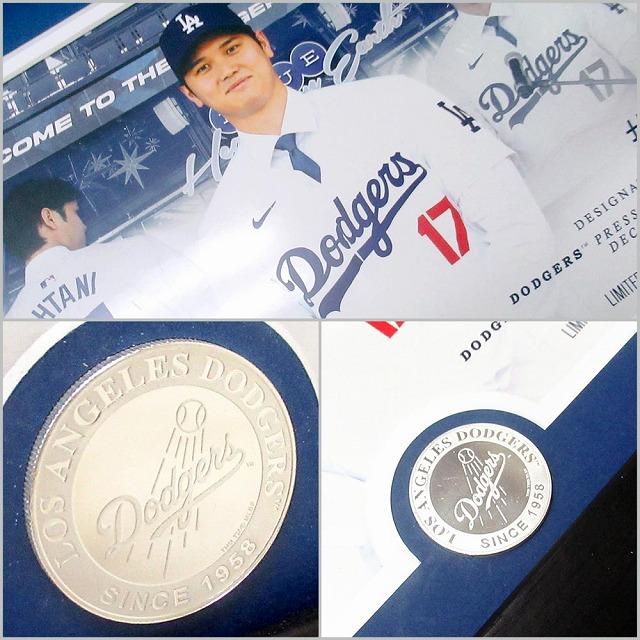 大谷翔平選手 ロサンゼルス・ドジャース入団 記念コイン フォト