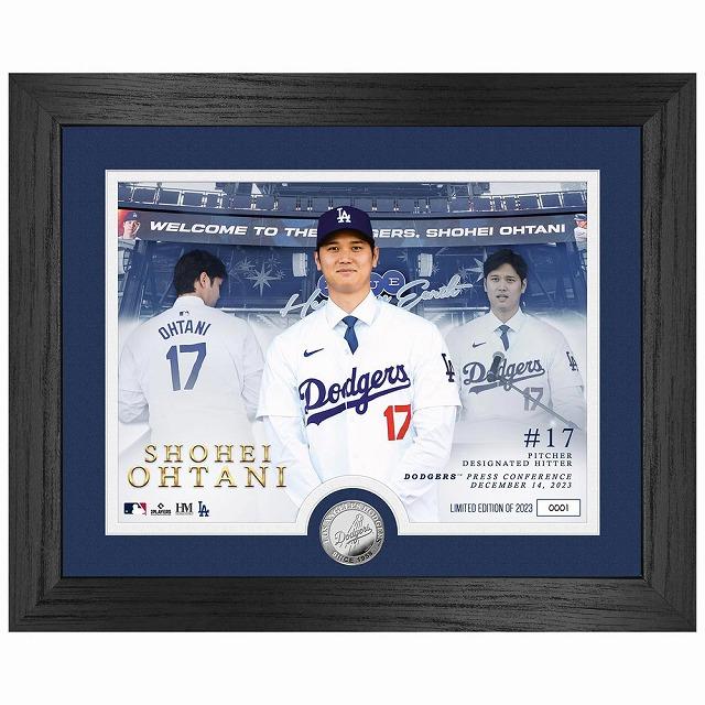 大谷選手　ドジャース入団記念限定 大谷翔平選手 ロサンゼルス・ドジャース入団 記念コイン フォト