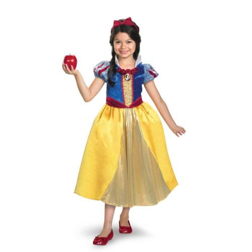 【並行輸入品】ハロウィン コスプレ ディズニー DISNEY スノーホワイト 白雪姫 シマー チャイルド デラックス 27163サイズS 4-6歳 | 