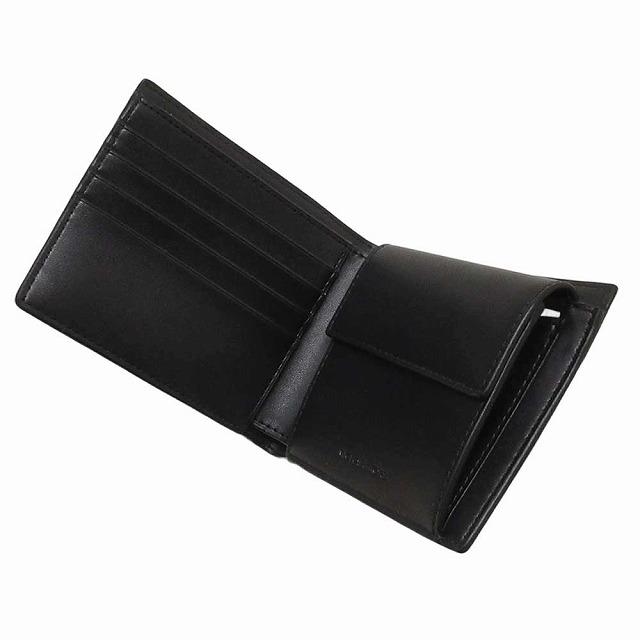 新品☆MICHAEL KORS メンズ　ブラック シグネチャー レザー 折り財布 MICHAEL KORS - 新品☆MICHAEL KORS メンズ ブラック シグネチャー