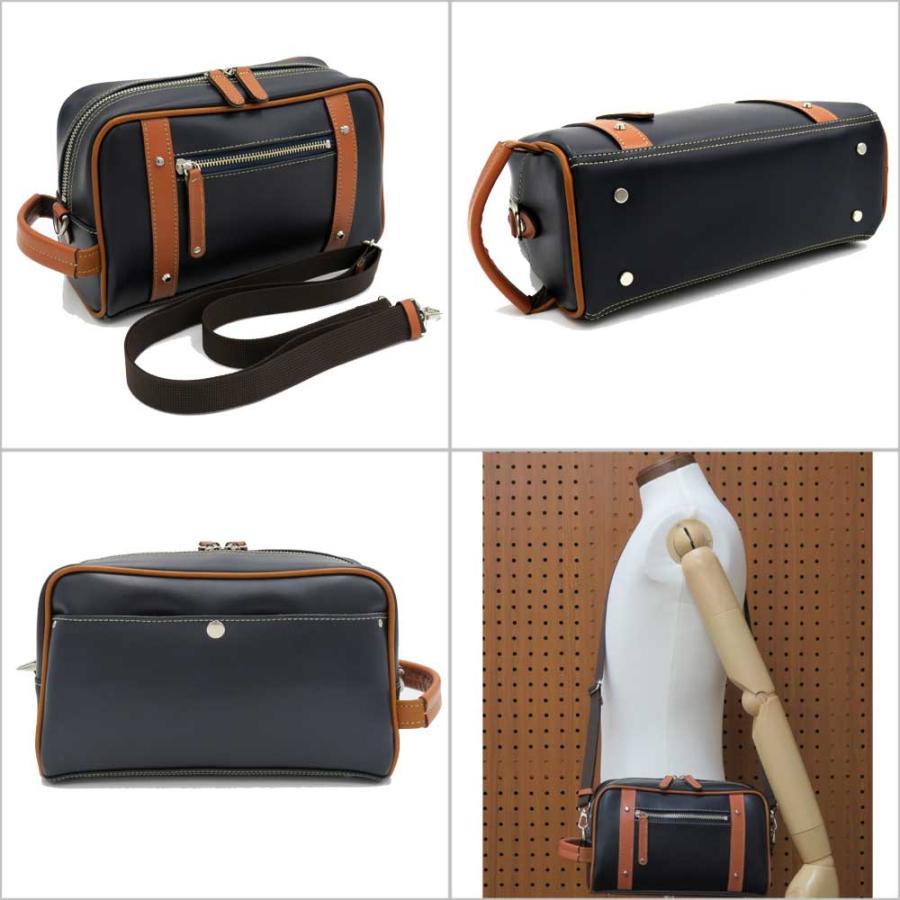 Kiwada オリジン パトリックポーチショルダー2WAYタイプ  3895NV 日本製(豊岡製) |  | 01