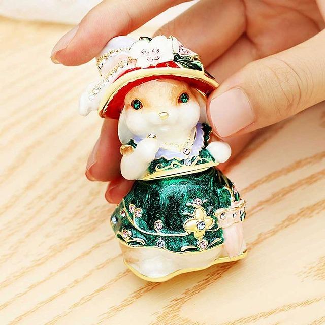 ジュエリーボックス ウサギ婦人 うさぎシリーズ 4141 |  | 01