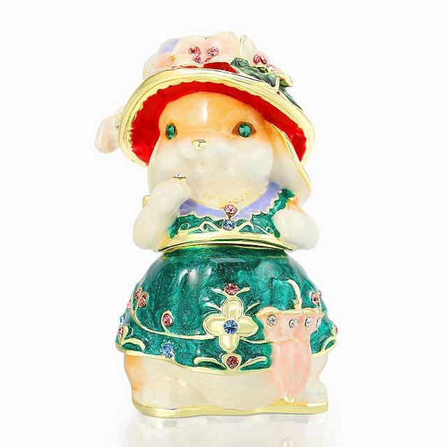 ジュエリーボックス ウサギ婦人 うさぎシリーズ 4141 |  | 03
