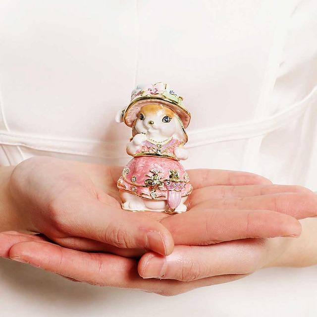 ジュエリーボックス ウサギ婦人 うさぎシリーズ 春色 4142 |  | 04