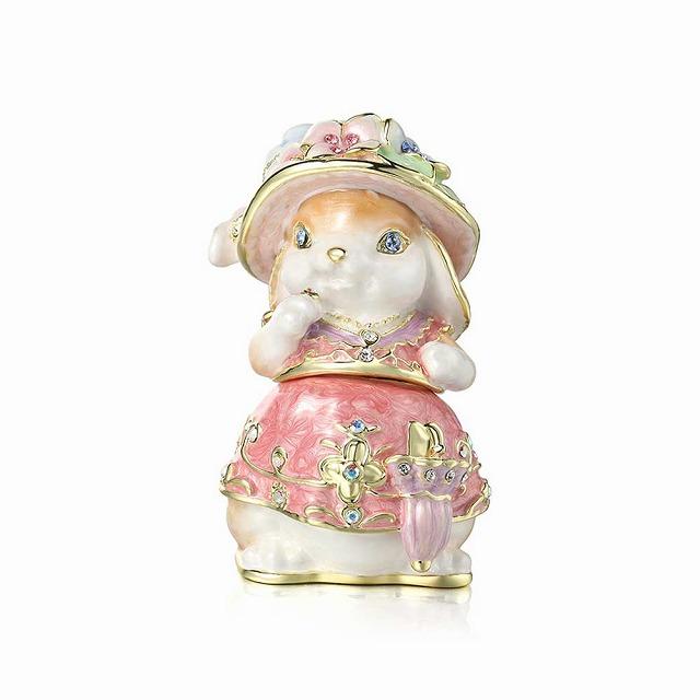 ジュエリーボックス ウサギ婦人 うさぎシリーズ 春色 4142 |  | 05