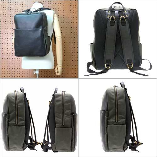 Kiwada 木和田 豊岡製鞄 キワダ 本革 ビート テックス コンビ リュック