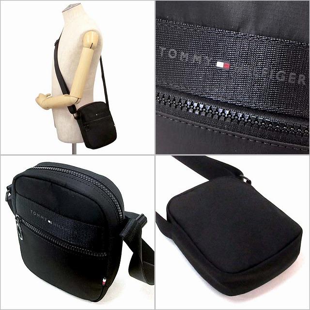 極美品   トミー ショルダーバッグ ブラック TOMMY HILFIGER（トミー・ヒルフィガー） 【並行輸入品】TOMMY