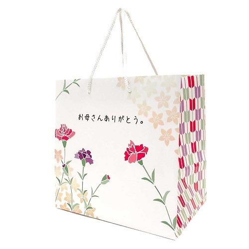 【限定】 セレクトAG オリジナル “おかあさんありがとう” 和柄 母の日 ショッパー 2021 当店 桔梗柄 84553  小 | 