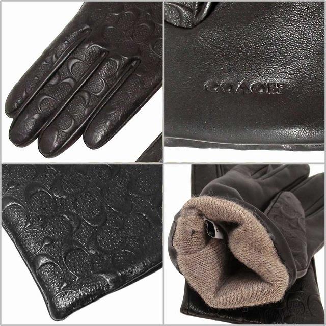 COACHコーチ手袋　本革　レザー未使用プレゼントに　ブラック 楽天市場】コーチ COACH 手袋 レディース グローブ スマホ対応