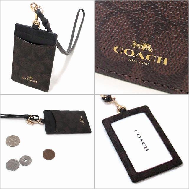 【並行輸入品】クリスマス ギフトセット　コーチ カードケース COACH アウトレット シグネチャー キャンバス ランヤード IDケース カードケース | COACH | 03