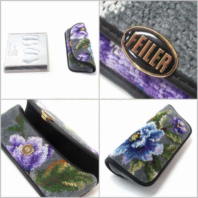【並行輸入品】クリスマス ギフトセット FEILER フェイラー メガネケース 眼鏡ケース 花柄 選べる フェイラー正規ショッバー クリスマスカード付き | feiler | 10