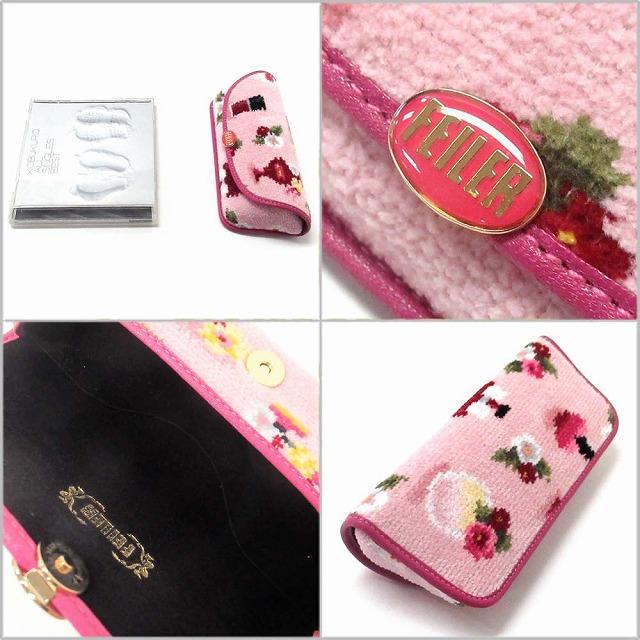 【並行輸入品】クリスマス ギフトセット FEILER フェイラー メガネケース 眼鏡ケース 花柄 選べる フェイラー正規ショッバー クリスマスカード付き | feiler | 12