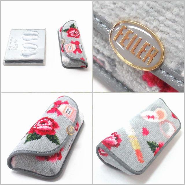 【並行輸入品】クリスマス ギフトセット FEILER フェイラー メガネケース 眼鏡ケース 花柄 選べる フェイラー正規ショッバー クリスマスカード付き | feiler | 08