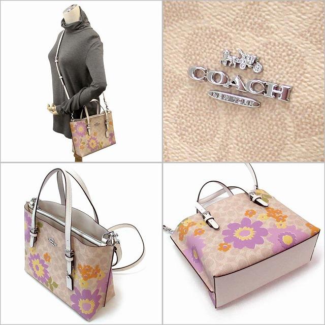 【美品】 COACH バック 花柄 モリートートバッグ25 フローラル 公式】コーチアウトレット | モリー トート バッグ 25