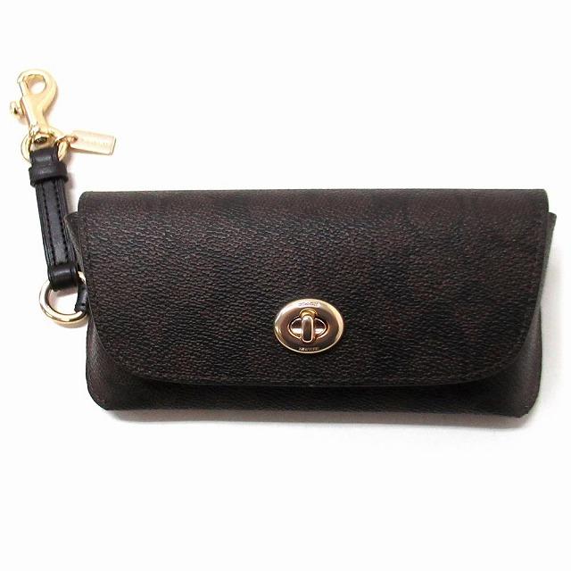美品 コーチ　メガネケース　coach Amazon | [COACH] [コーチ] 小物(メガネケース) F73639 73639 ブラウン