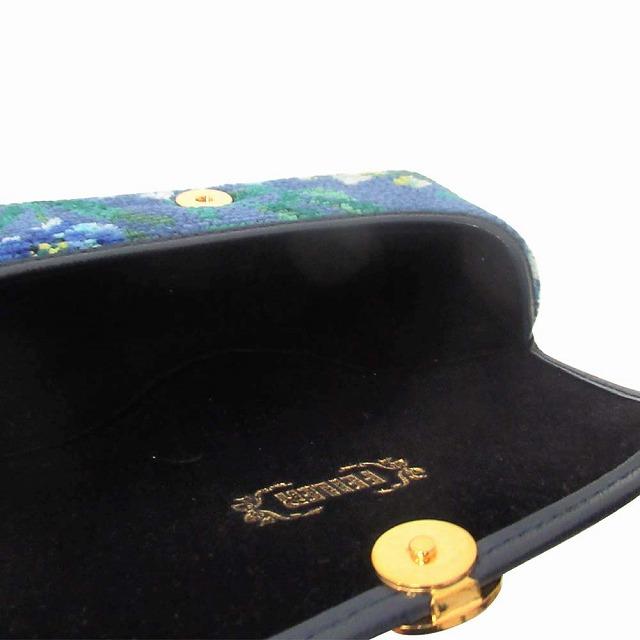 FEILER フェイラー メガネサングラスケース エーデルブラウ　ライトブルー 限定デザイン 花柄フラワー EBL252011 | feiler | 02