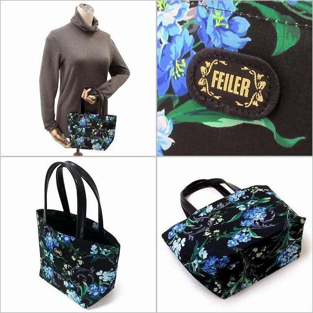 【並行輸入品】FEILER フェイラー  トートバッグ小 エーデルブラウ 黒 新作限定品 軽量エコバッグ　EBLF232036 n251215 | feiler | 01
