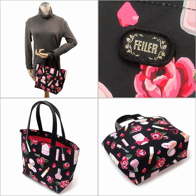 【並行輸入品】FEILER フェイラー トートバッグ中 エターナルヒロイン 黒　限定品　軽量エコバッグ 　ETHF232042 n251215 | feiler | 01