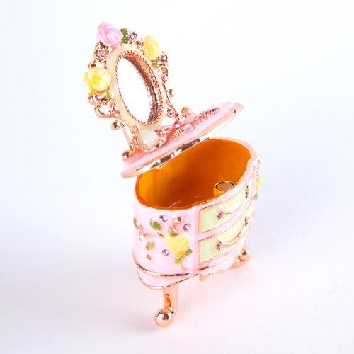 【ジュエリーボックス】【ミニチュア家具シリーズ】 ミニドレッサー ジュエリーボックス EX4423　ピンク |  | 01