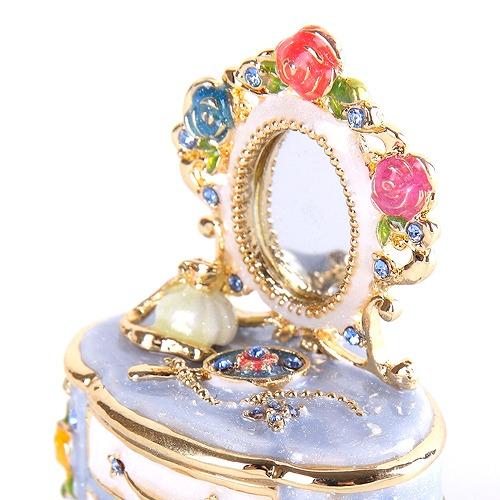 ジュエリーボックス ミニチュア家具シリーズ ミニドレッサー ブルー EX4433 |  | 03