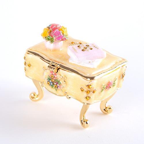 ジュエリーボックス ミニチュア家具シリーズ ミニデスク イエロー EX4441 | 