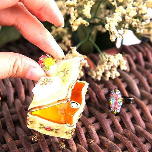 ジュエリーボックス ミニチュア家具シリーズ ミニデスク イエロー EX4441 |  | 02