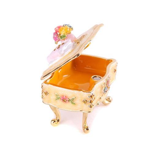 ジュエリーボックス ミニチュア家具シリーズ ミニデスク イエロー EX4441 |  | 04