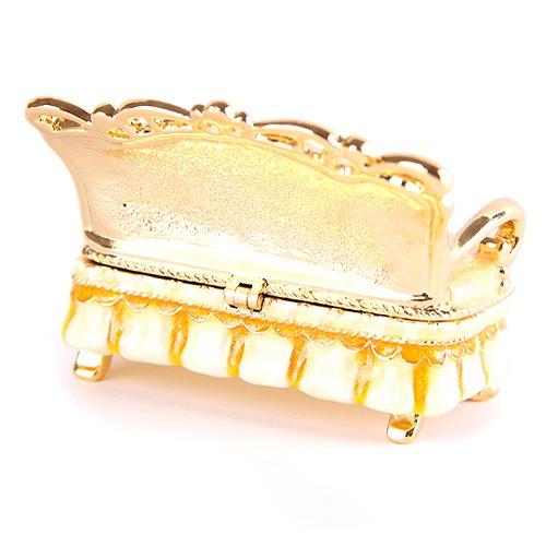 ジュエリーボックス ミニチュア家具シリーズ ミニソファ イエロー EX4442 |  | 04