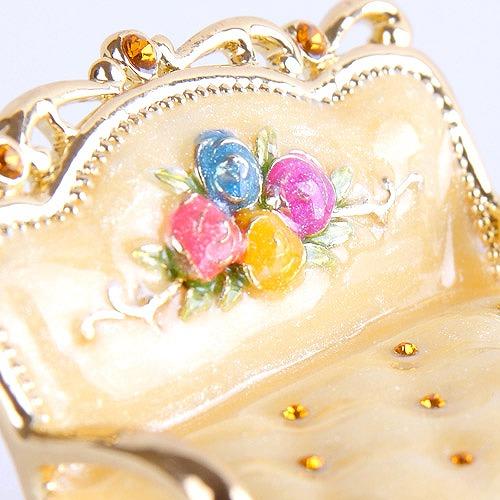 ジュエリーボックス ミニチュア家具シリーズ ミニソファ イエロー EX4442 |  | 05