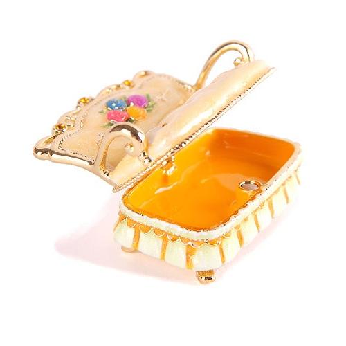 ジュエリーボックス ミニチュア家具シリーズ ミニソファ イエロー EX4442 |  | 06