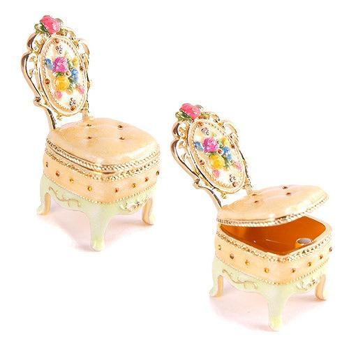 ジュエリーボックス ミニチュア家具シリーズ ミニチェア イエロー EX4444 |  | 04