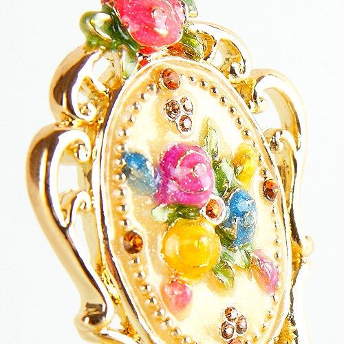 ジュエリーボックス ミニチュア家具シリーズ ミニチェア イエロー EX4444 |  | 06