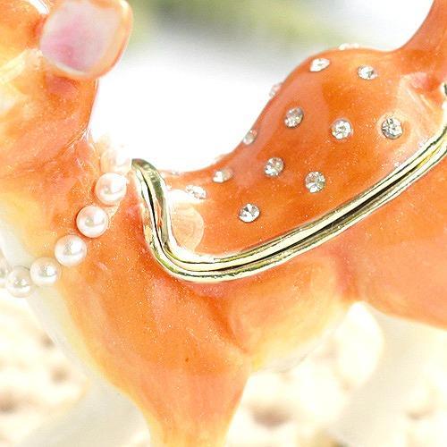 ジュエリーボックス バンビ シカ アニマル 鹿の置物 ブラウン EX5111 |  | 04