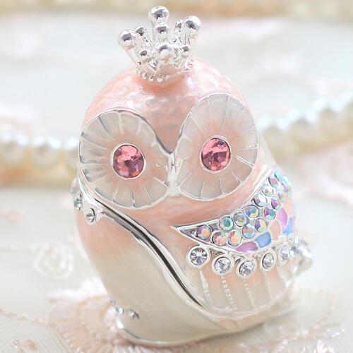 ジュエリーボックス クラウンフクロウ スウィートピンク EX516-5  999 | 