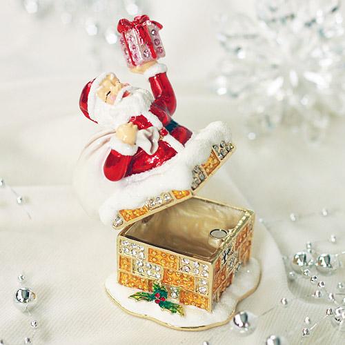 【ジュエリーボックス】クリスマスプレゼントに  サンタクロースのジュエリーボックス  EX5271 |  | 01