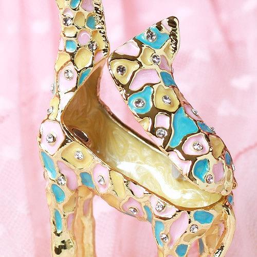 【ジュエリーボックス】 パステル キリン ゴールド ジュエリーボックス  EX5341 |  | 02