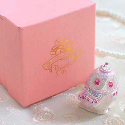 【ジュエリーボックス】 ティアラフクロウ スノーラベンダー  EX5753 n61018 |  | 02