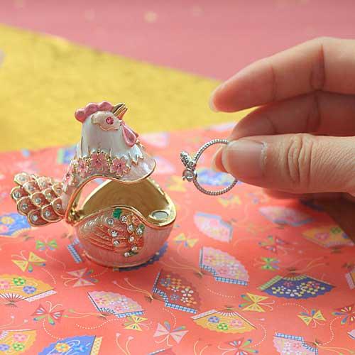 【ジュエリーボックス】 はなことり　ジュエリーボックス EX5771 n61018 |  | 01