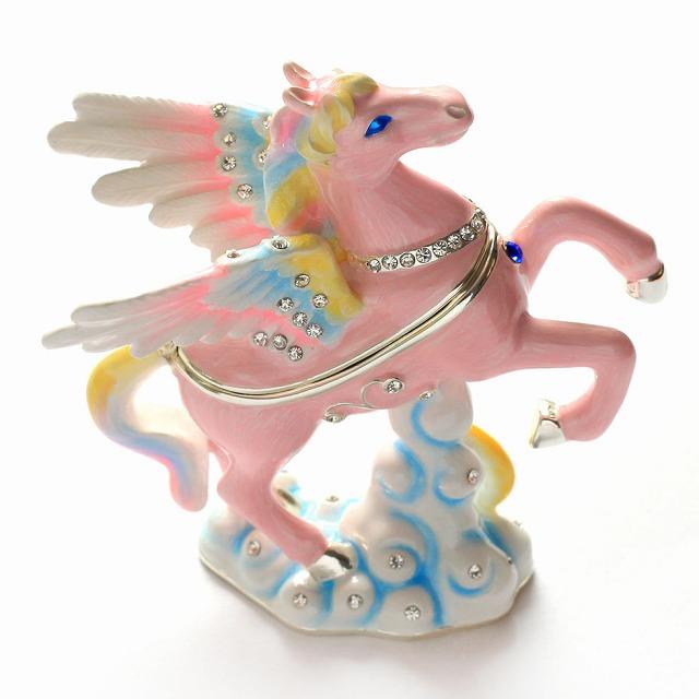 ジュエリーボックス スモールペガサス ペガサス 馬の置物 ピンク EX5801 |  | 05