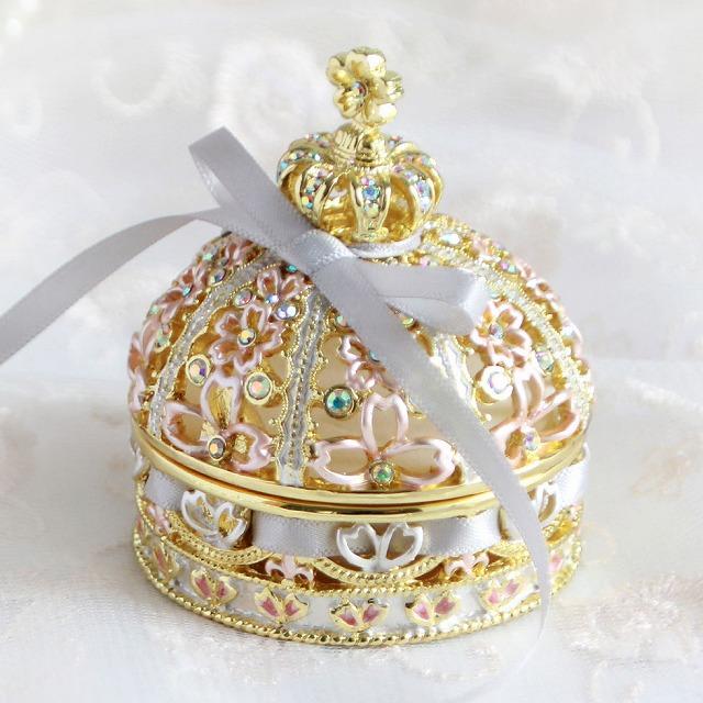 ジュエリーボックス クラウンSAKURA 桜 和 置物 ゴールド EX5871 |  | 01