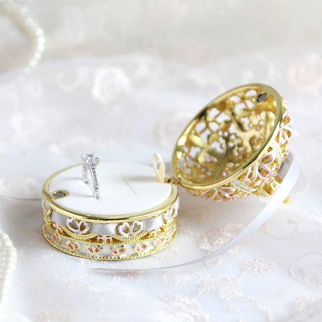 ジュエリーボックス クラウンSAKURA 桜 和 置物 ゴールド EX5871 |  | 02