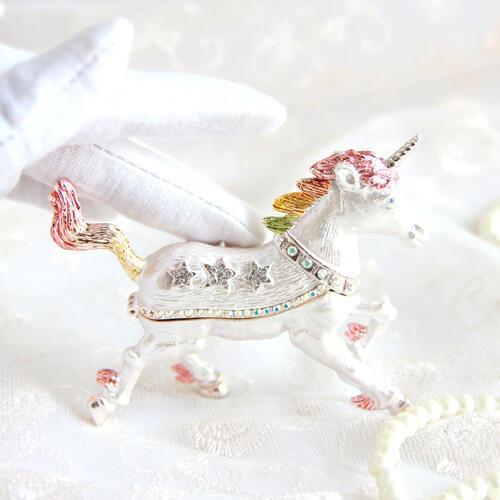 ジュエリーボックス スモールユニコーン シルバー EX593-1 : セレクト