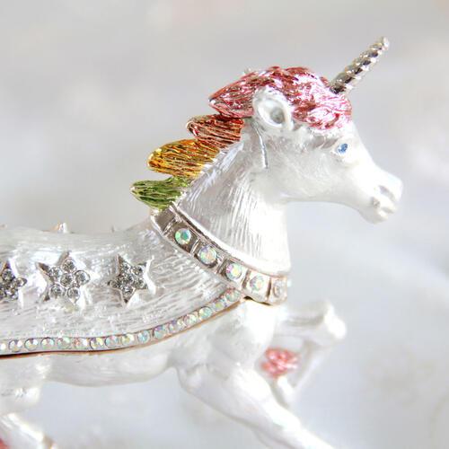 ジュエリーボックス スモールユニコーン シルバー EX593-1 : セレクト