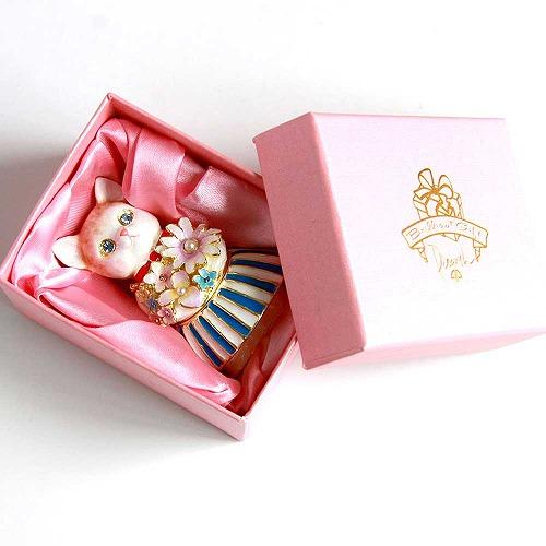 【ジュエリーボックス】 フルール キャット 猫 ジュエリーボックス  EX5951 |  | 03