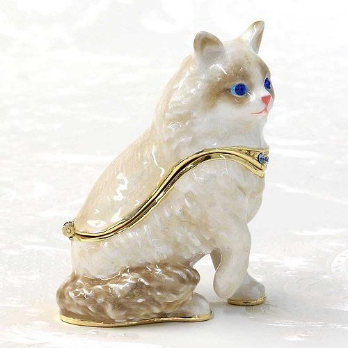 ジュエリーボックス】 ラグドール キャット 猫 ジュエリーボックス
