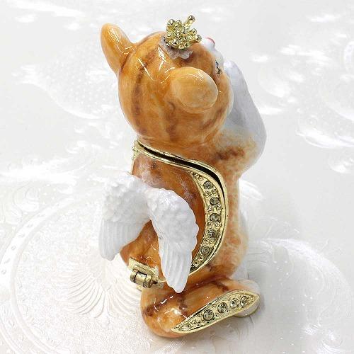 【ジュエリーボックス】 エンジェル キティ キャット  猫 ジュエリーボックス  EX5971 |  | 01