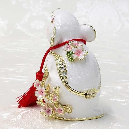 【ジュエリーボックス】 宝来 福 ねずみ 金屏風 セット ジュエリーボックス  EX5981 |  | 01