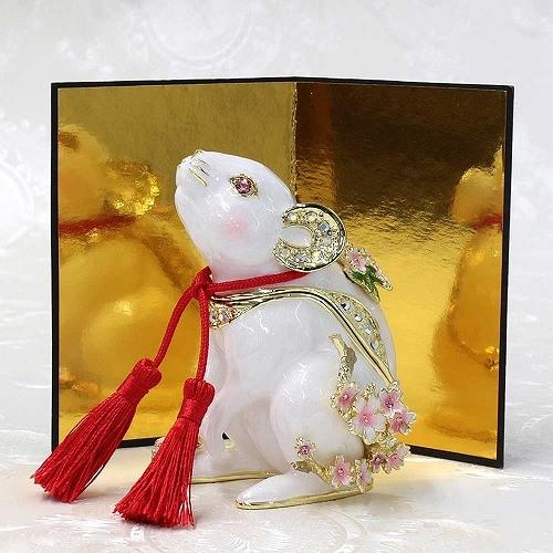 【ジュエリーボックス】 宝来 福 ねずみ 金屏風 セット ジュエリーボックス  EX5981 |  | 02