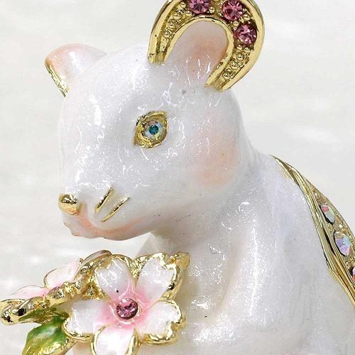 【ジュエリーボックス】 はな ねずみ セット ジュエリーボックス EX5991 |  | 02